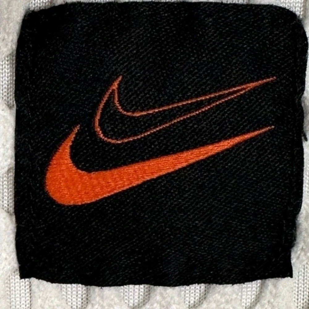 Nike Shirt Mens Large White Dri-Fit Snap Button Up Double Swoosh Short Sleeve